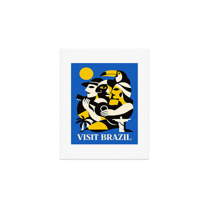 Visit Brazil Art Print Gallery Image 1