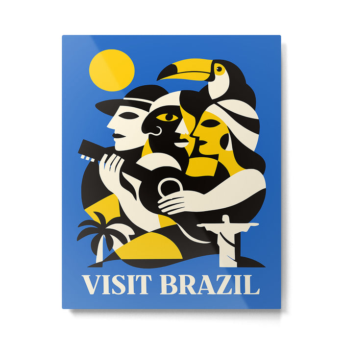 Visit Brazil Metal Print Gallery Image 1