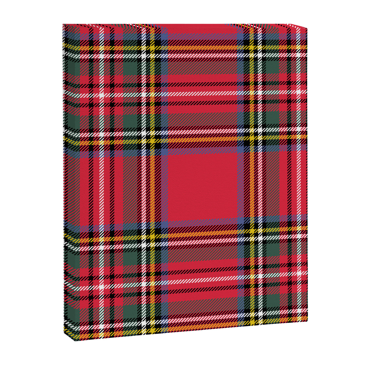 Red & Green Tartan Pattern Canvas Print Gallery Image 8