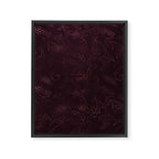 Agate Burgundy Pattern Design Framed Canvas Print Gallery Image 8
