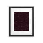 Agate Burgundy Pattern Design Framed Art Print Gallery Image 6