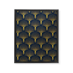 Beautiful Art Deco Pattern Framed Canvas Print Gallery Image 8