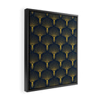 Beautiful Art Deco Pattern Framed Canvas Print Gallery Image 2