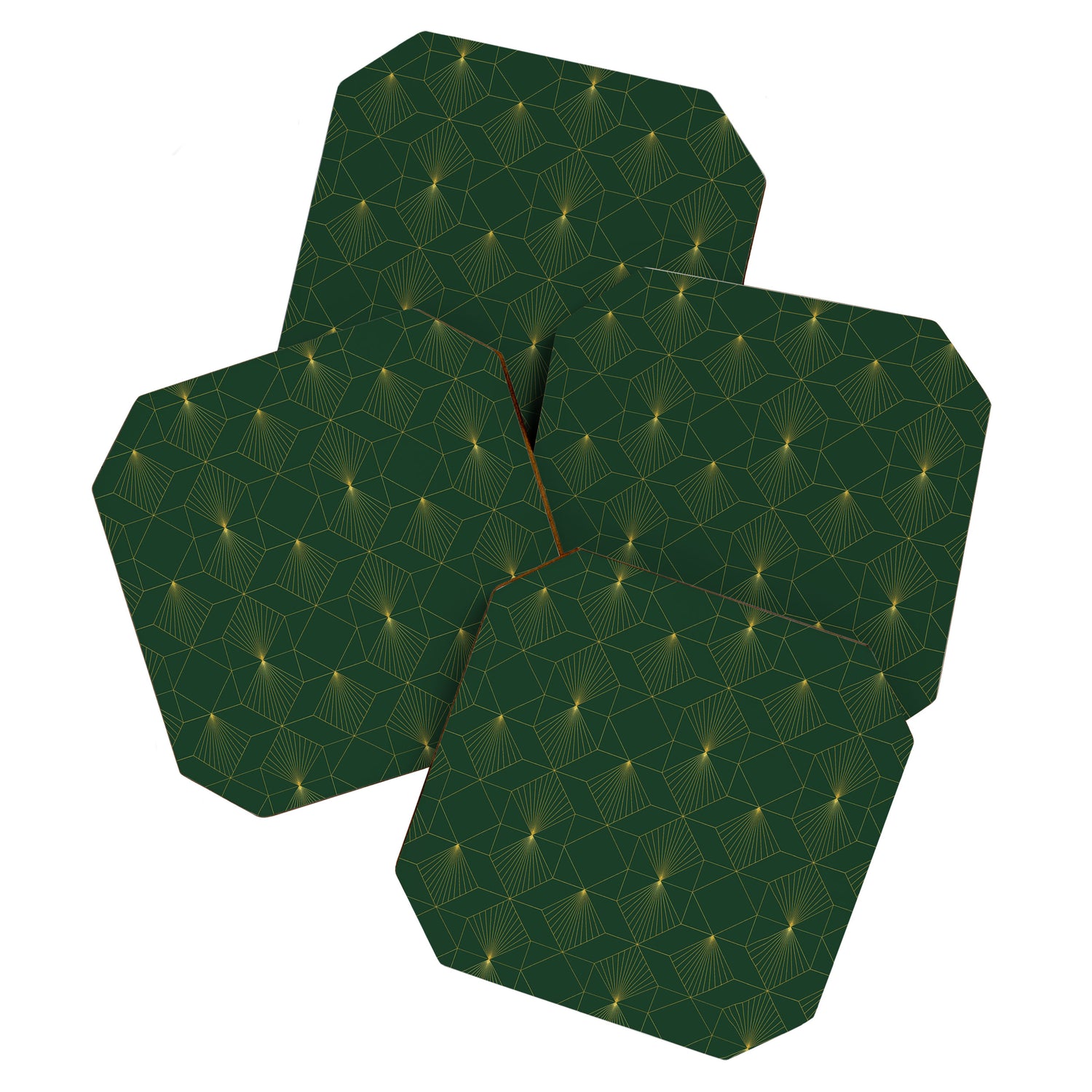 Beautiful Art Deco Pattern Coaster Gallery Image 1