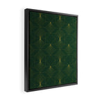 Beautiful Art Deco Pattern Framed Canvas Print Gallery Image 2