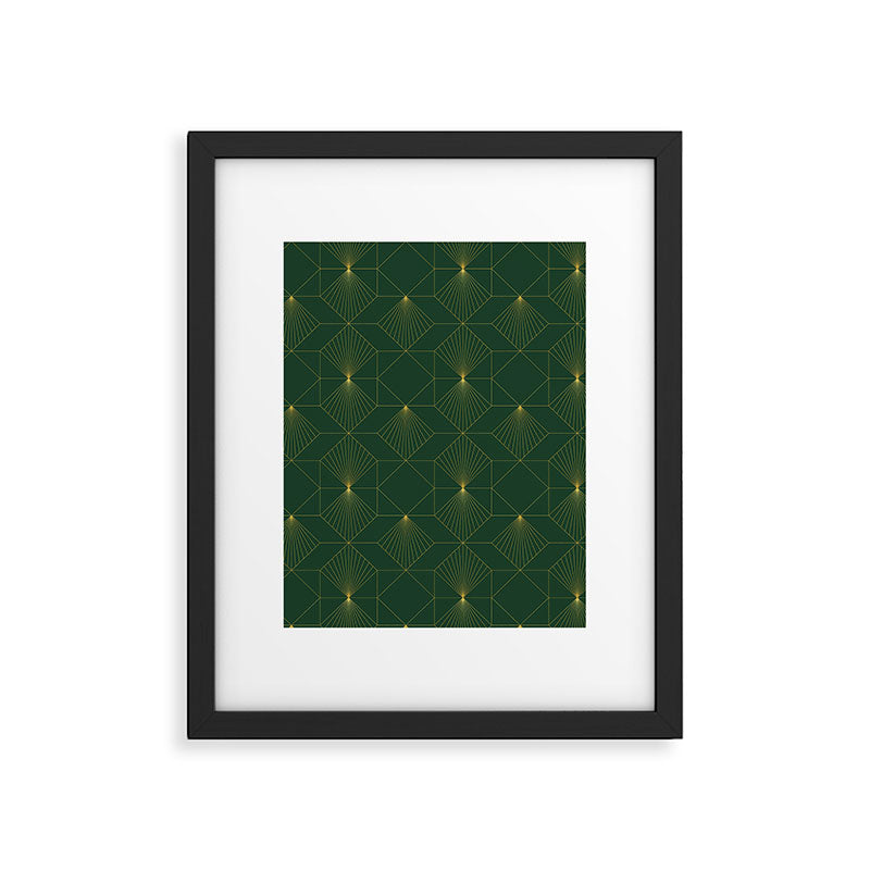 Beautiful Art Deco Pattern Framed Art Print Gallery Image 6
