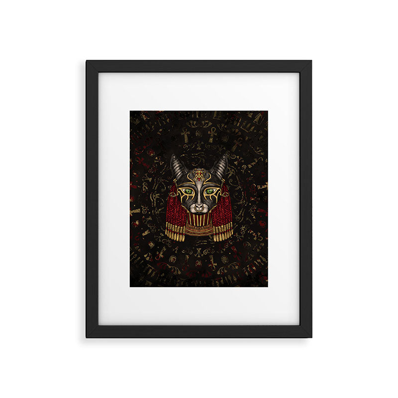 Bastet Egyptian Goddess Framed Art Print Gallery Image 6