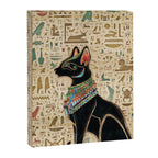 Egyptian Cat - Bastet on papyrus Canvas Print Gallery Image 8