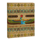 Egyptian Goddess Isis Ornament on papyrus Canvas Print Gallery Image 8