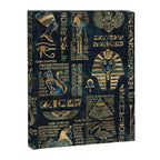 Egyptian hieroglyphs and deities -Abalone and gold Canvas Print Gallery Image 8