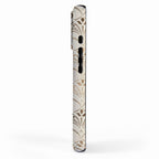 Elegant Fleur-de-lis pattern - pastel gold iPhone Case Gallery Image 2