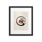 Enso Circle and Bonsai Tree on Canvas Framed Art Print Gallery Image 6