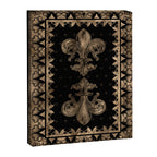 Fleur-de-lis - Black and Gold #1 Canvas Print Gallery Image 8