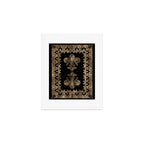 Fleur-de-lis - Black and Gold #1 Art Print Gallery Image 1