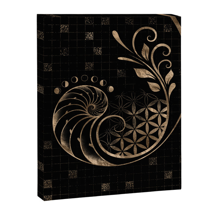 Golden Ratio - Sacred Geometry Ornament Canvas Print Gallery Image 1