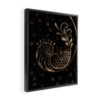 Golden Ratio - Sacred Geometry Ornament Framed Canvas Print Gallery Image 2