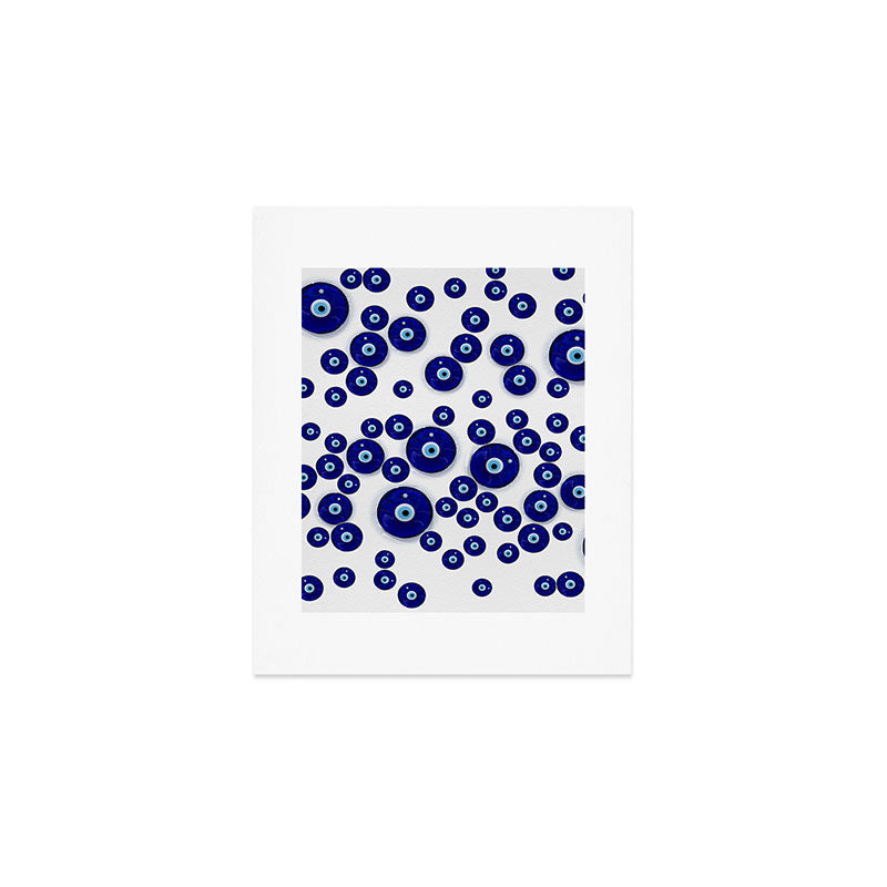 Greek Blue Glass Evil Eye Amulet Art Print Gallery Image 1