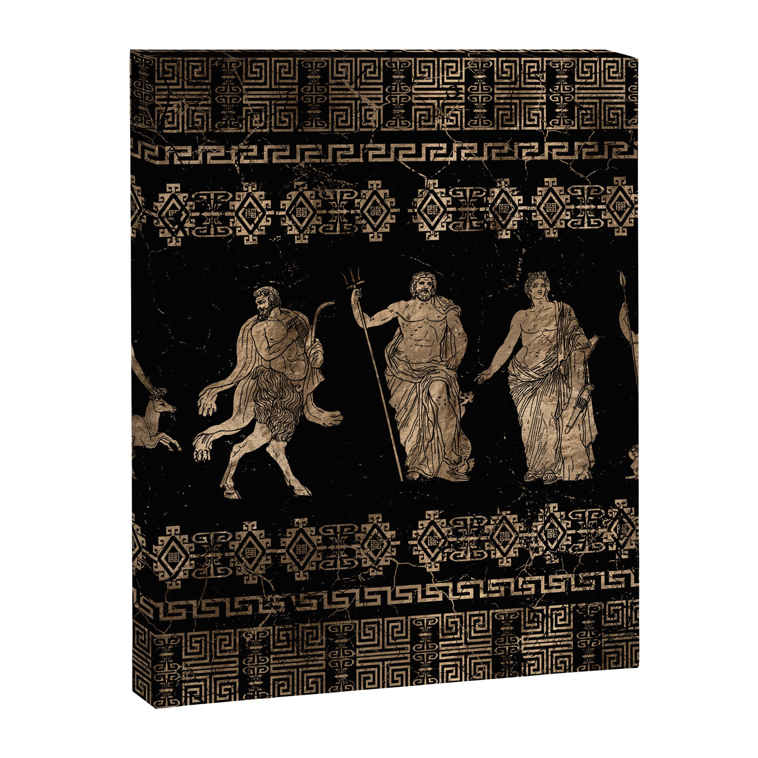 Greek Deities and Meander key ornament Canvas Print Gallery Image 8