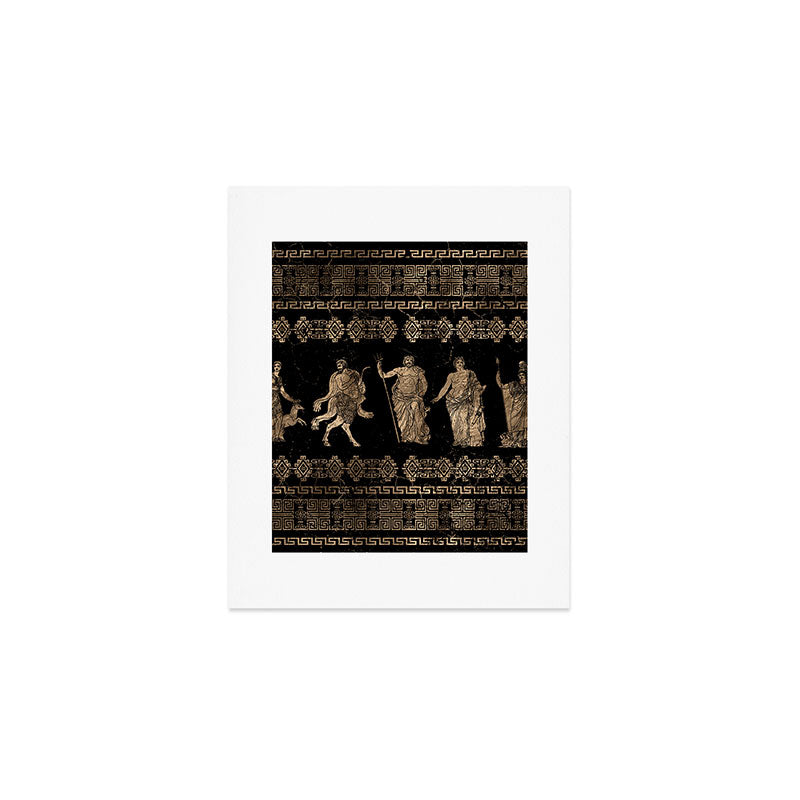 Greek Deities and Meander key ornament Art Print Gallery Image 1