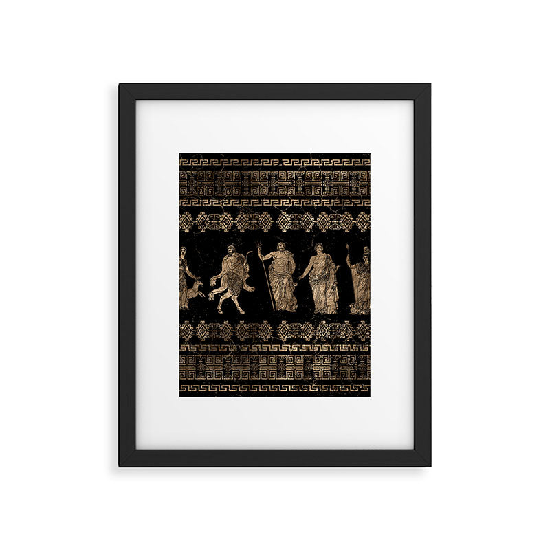 Greek Deities and Meander key ornament Framed Art Print Gallery Image 6