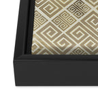 Greek Meander Pattern - Greek Key Ornament Framed Canvas Print Gallery Image 3