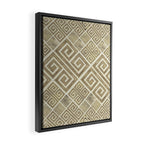 Greek Meander Pattern - Greek Key Ornament Framed Canvas Print Gallery Image 2