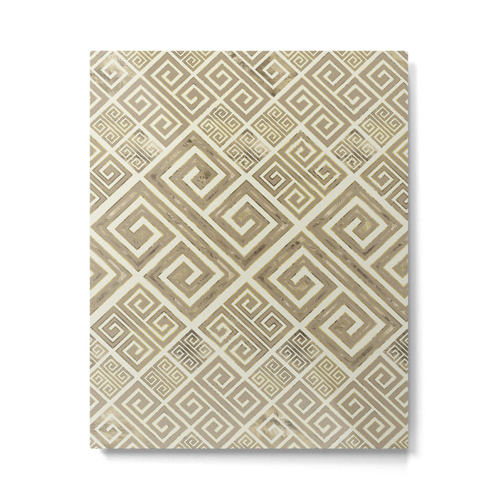 Greek Meander Pattern - Greek Key Ornament Metal Print Gallery Image 1
