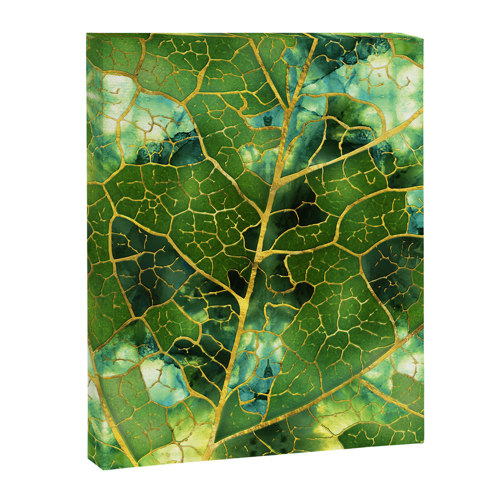 Green Marble Leaf Canvas Print Gallery Image 8