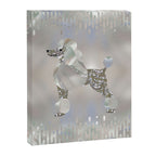 Luxury Pearl and Abalone Poodle Canvas Print Gallery Image 8