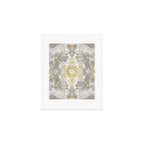 Metatron's Cube in lotus Sacred Geometry  Art Print Gallery Image 1