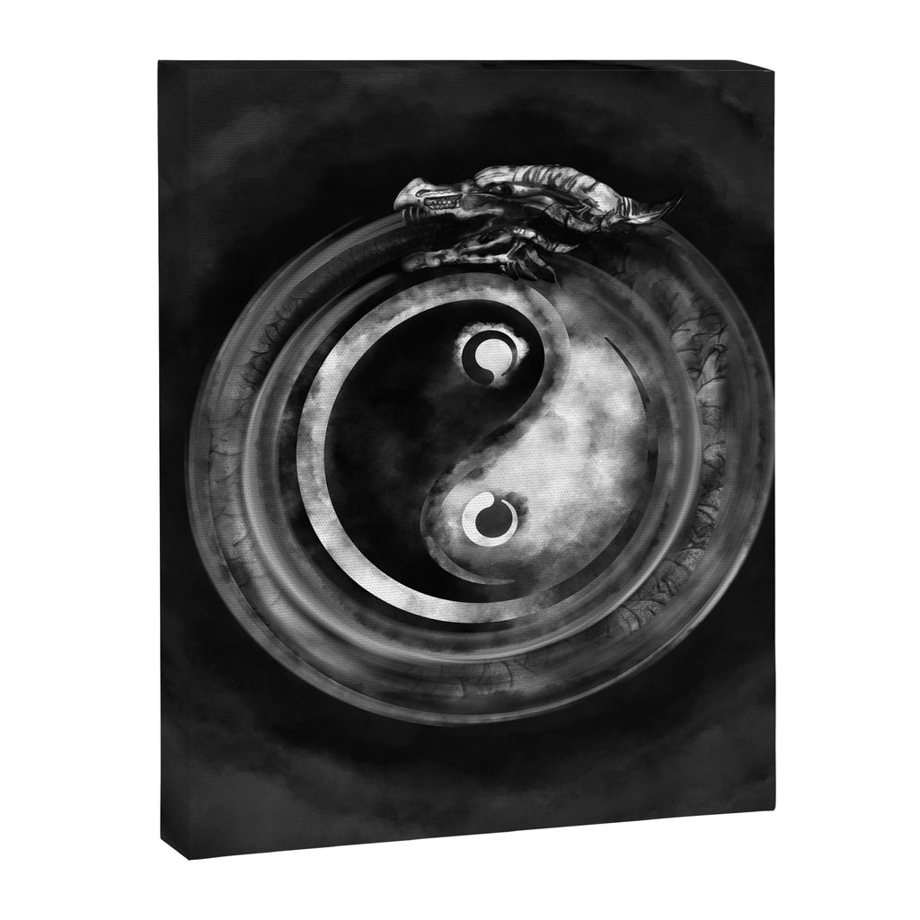 Ouroboros Yin - Yang  Canvas Print Gallery Image 8