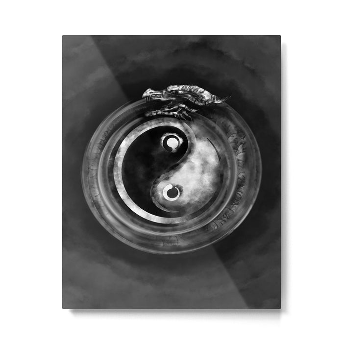 Ouroboros Yin - Yang  Metal Print Gallery Image 1