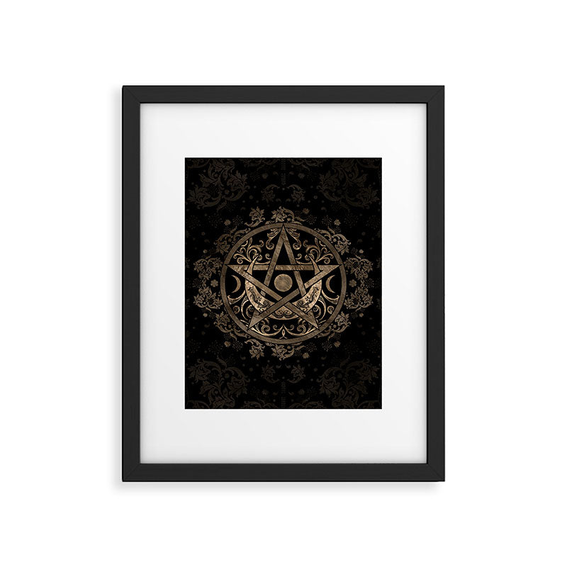Pentagram Ornament Framed Art Print Gallery Image 6