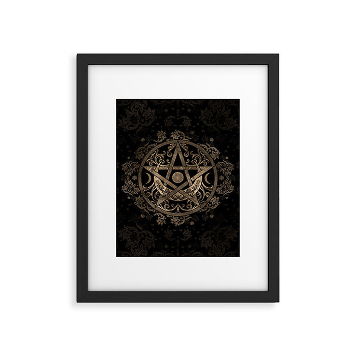 Pentagram Ornament Framed Art Print Gallery Image 1