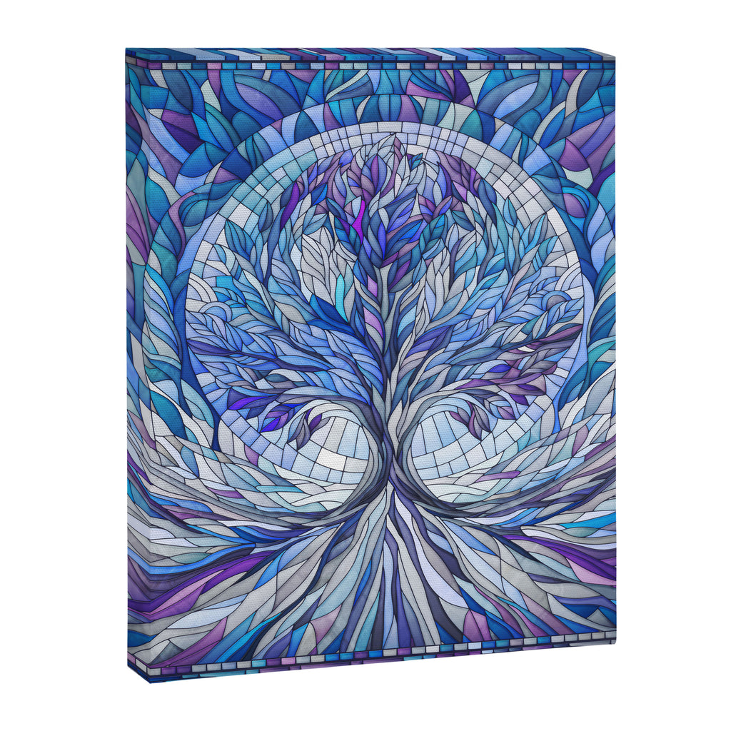 Purple Tree of Tranquility Canvas Print Gallery Image 8