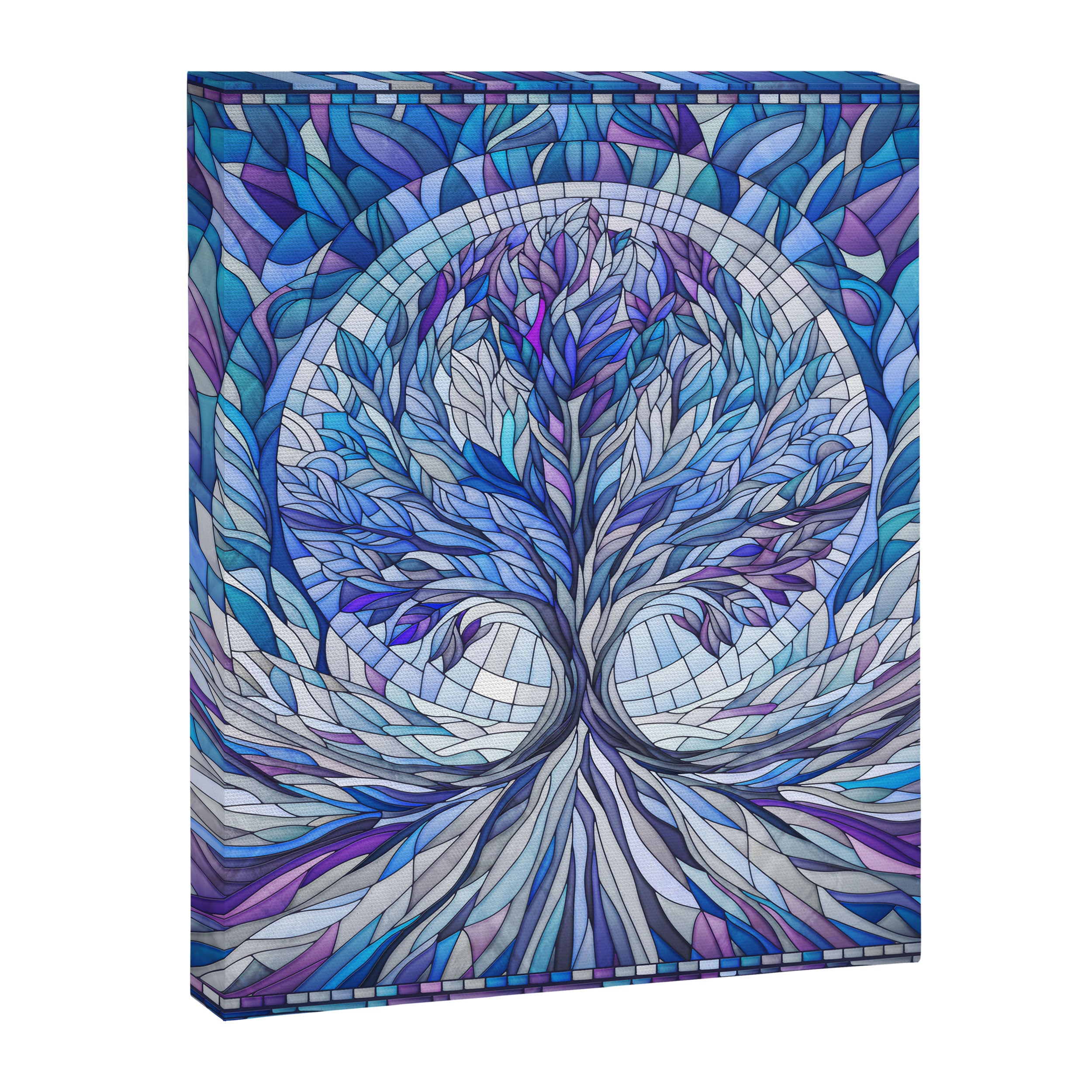 Purple Tree of Tranquility Canvas Print Gallery Image 8