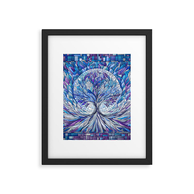 Purple Tree of Tranquility Framed Art Print Gallery Image 6