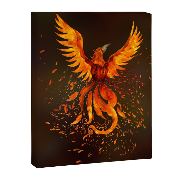 Rising Phoenix Bird  Canvas Print Gallery Image 1