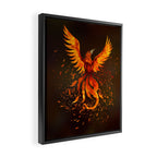 Rising Phoenix Bird  Framed Canvas Print Gallery Image 2