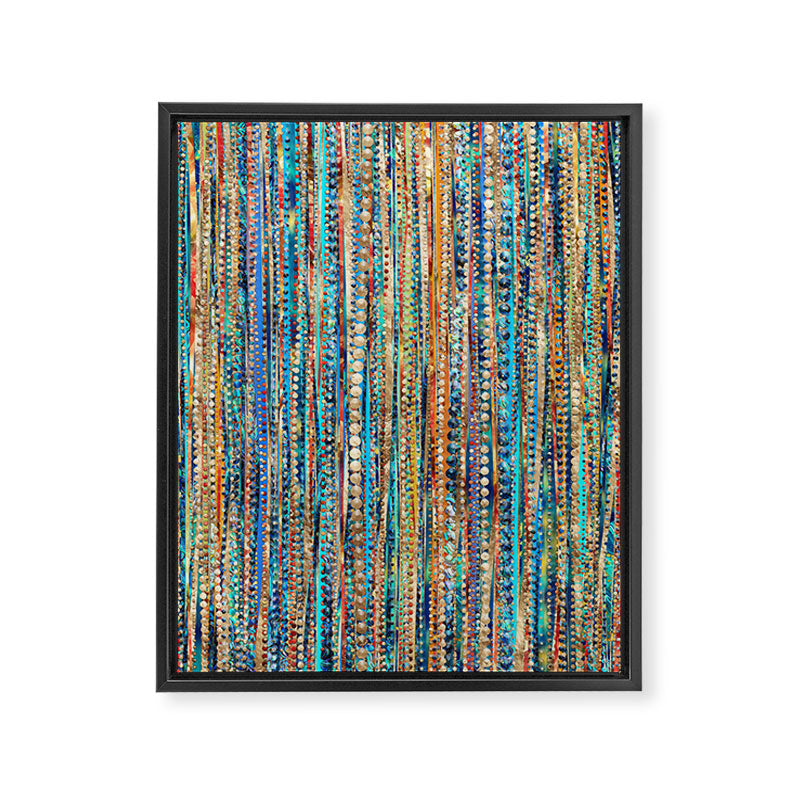 Stripes and Beads Framed Canvas Print Gallery Image 8