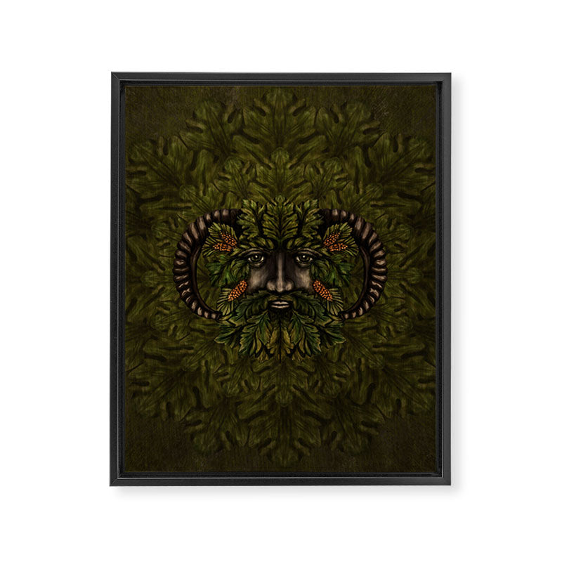 The Green Man Framed Canvas Print Gallery Image 8