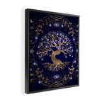 Tree of Life Evil Eye Ornament Framed Canvas Print Gallery Image 2