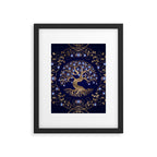 Tree of Life Evil Eye Ornament Framed Art Print Gallery Image 6