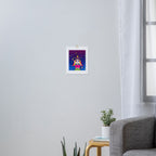 1997 Neon Rainbow Baphomet Art Print Gallery Image 3