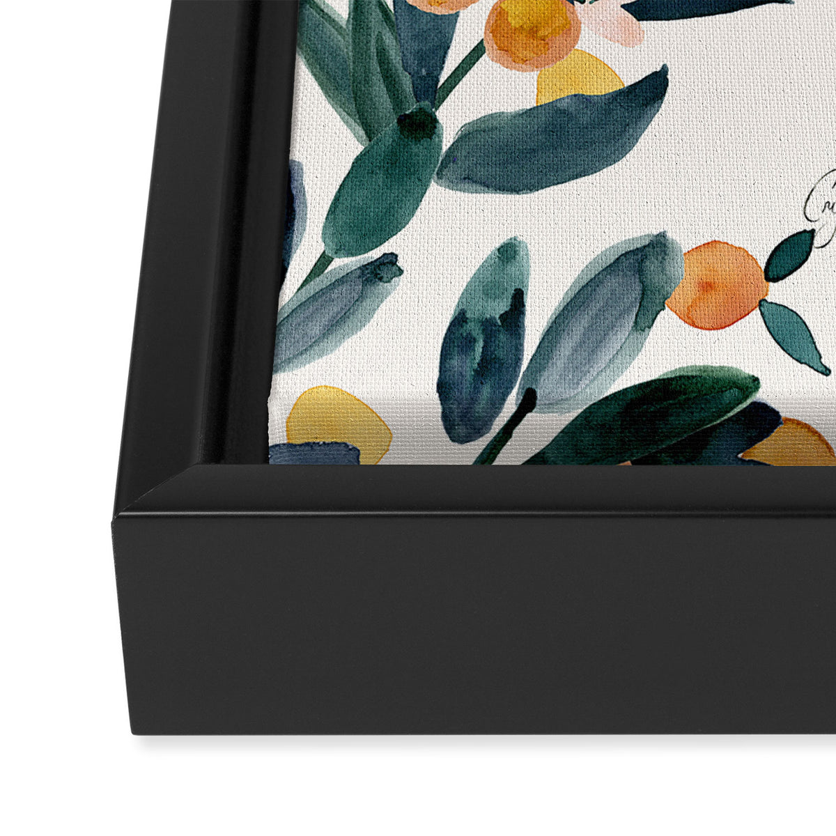 Clementine Sprigs Framed Canvas Print Gallery Image 3