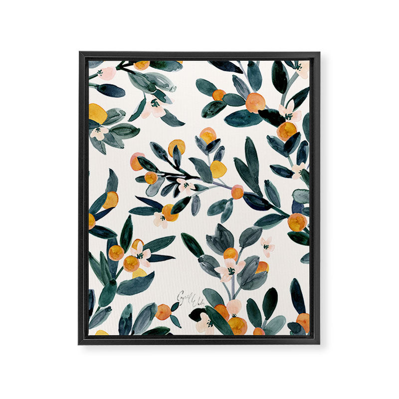 Clementine Sprigs Framed Canvas Print Gallery Image 6