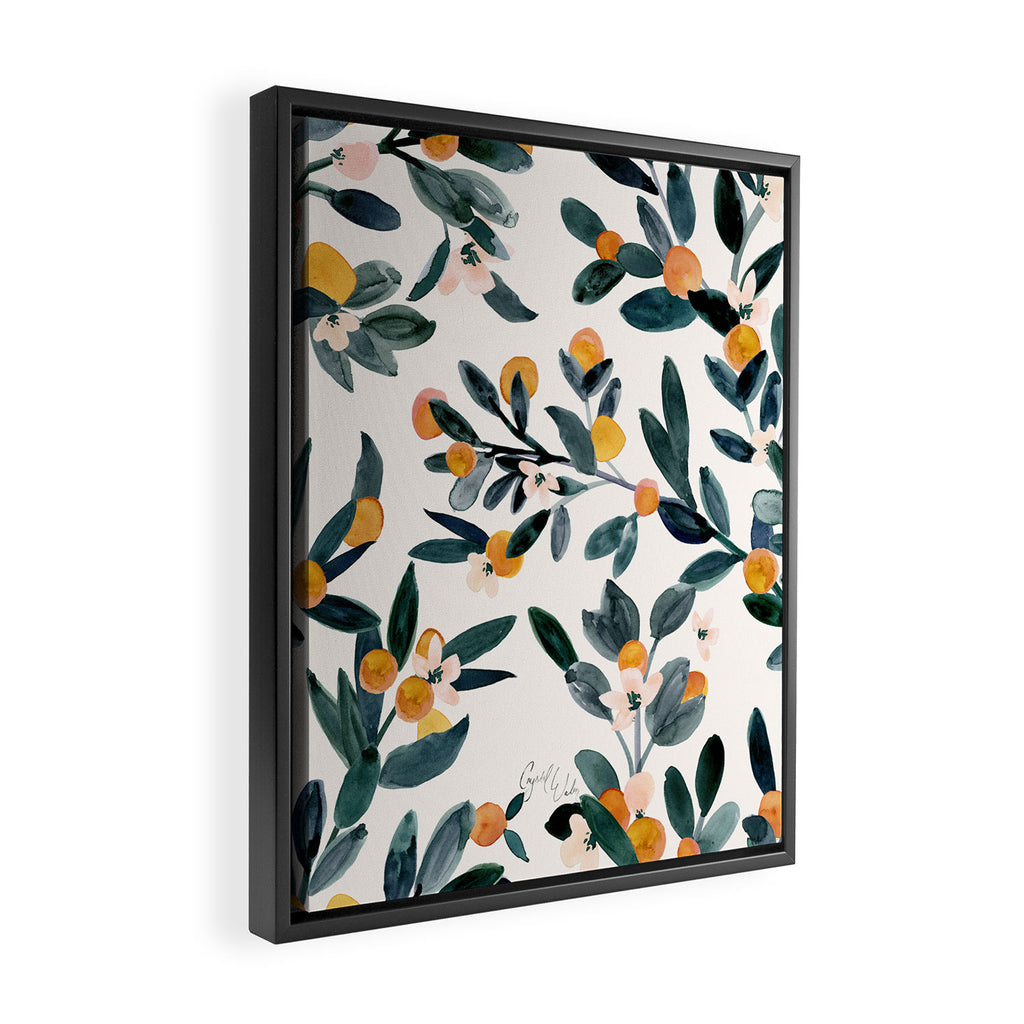 Clementine Sprigs Framed Canvas Print Gallery Image 2