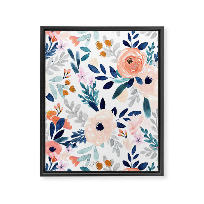 Jolene Floral Framed Canvas Print Gallery Image 1