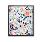 Jolene Floral Framed Canvas Print Gallery Image 6