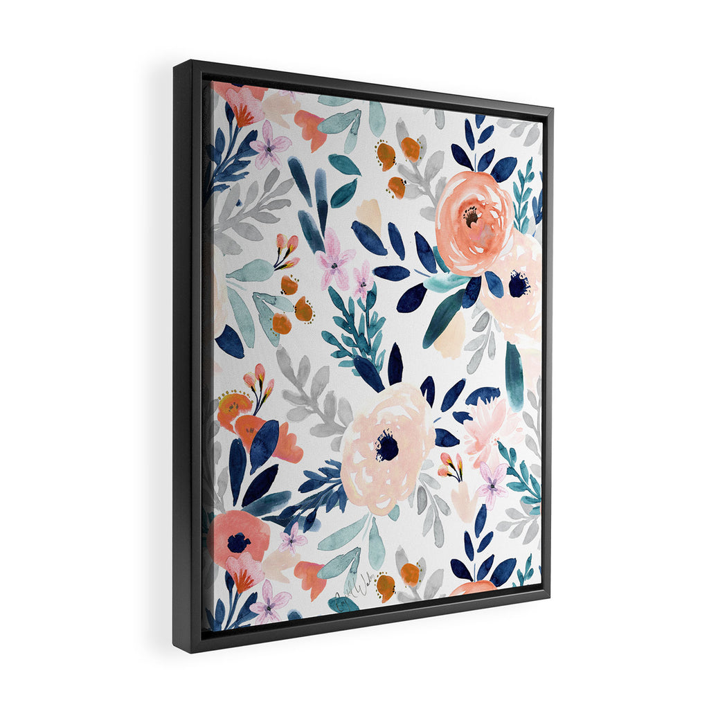 Jolene Floral Framed Canvas Print Gallery Image 2